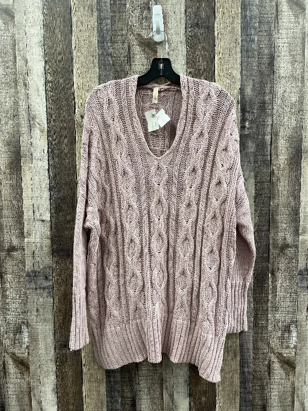 Sweater By Wishlist In Mauve, Size: S