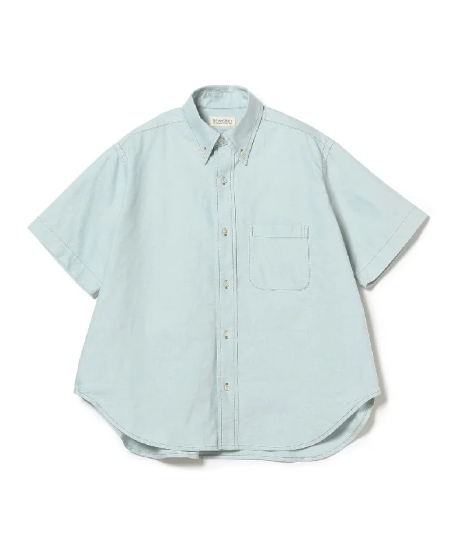 Fashion Deal Women's Weekend Outfit Beams Boy O.BIG B.D Shirt - Green