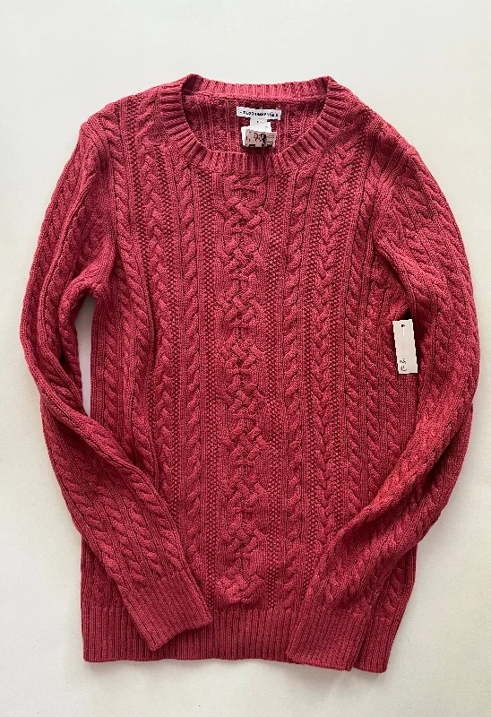 Sweater By Amazon In Salmon, Size: M