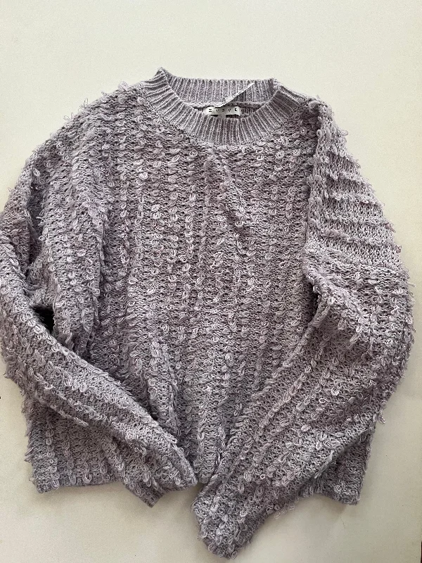 Sweater By Hyfve In Lavender, Size: L