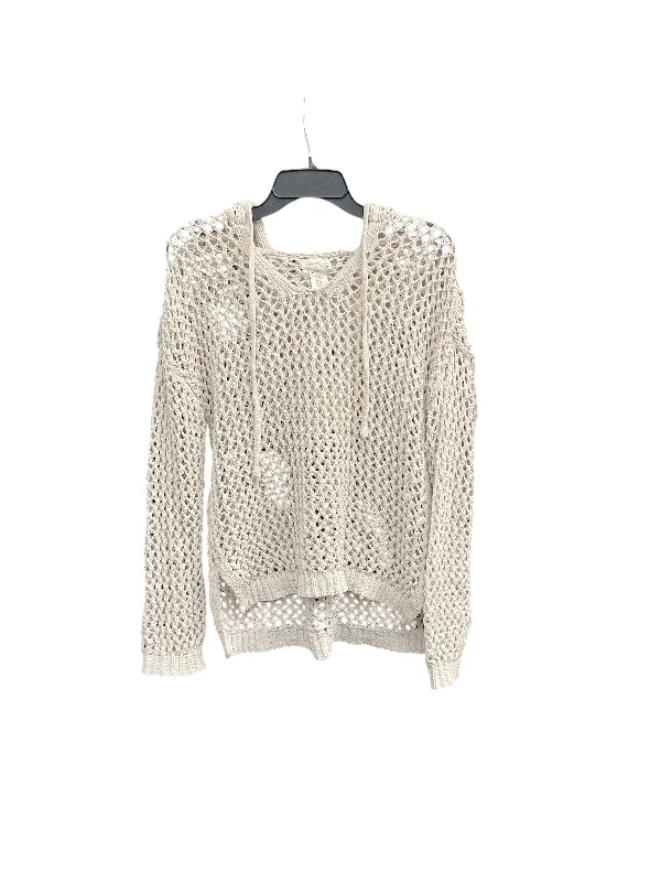 Sweater By Nicole Miller In Beige, Size: M