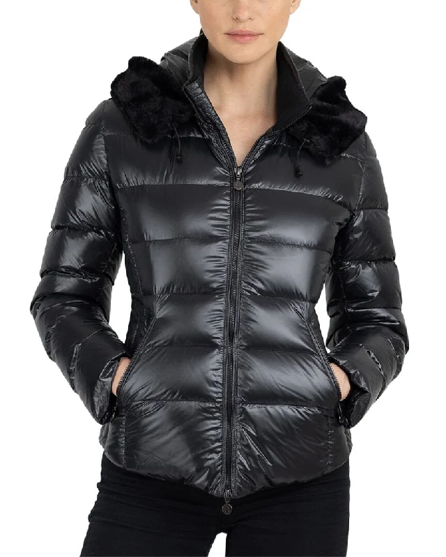 Women's Vintage Clothes SNOWMAN New York Slim Fit Down Jacket