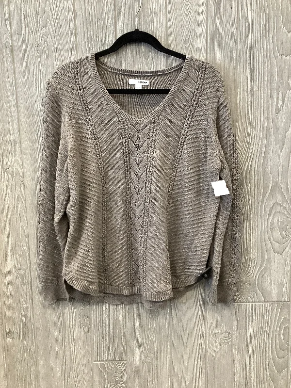 Sweater By Sonoma In Grey, Size: Xl