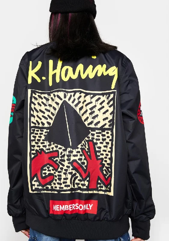 Women's Holiday Apparel Keith Haring Bomber Jacket