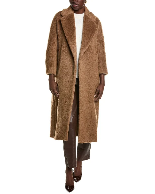 Women's High-Fashion Clothes Max Mara Borbone Alpaca & Wool-Blend Coat