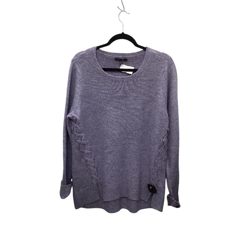 Sweater By Olivia Sky In Purple, Size: Xl