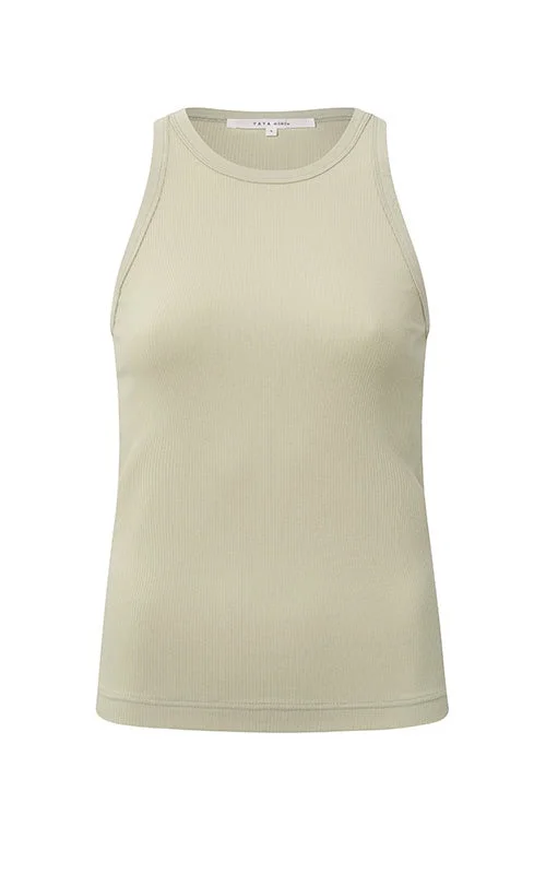 Gift Ideas Women's Athletic Clothes Rib Agate Grey Singlet