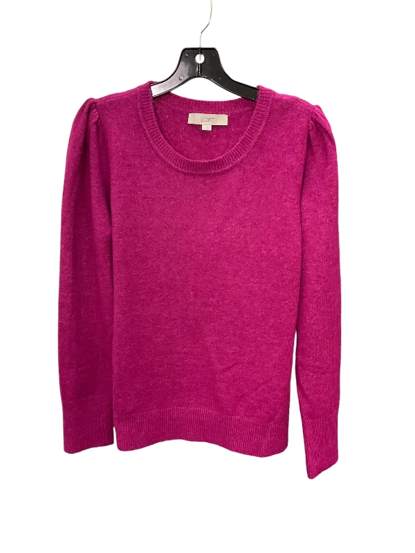 Sweater By Loft In Pink, Size: L