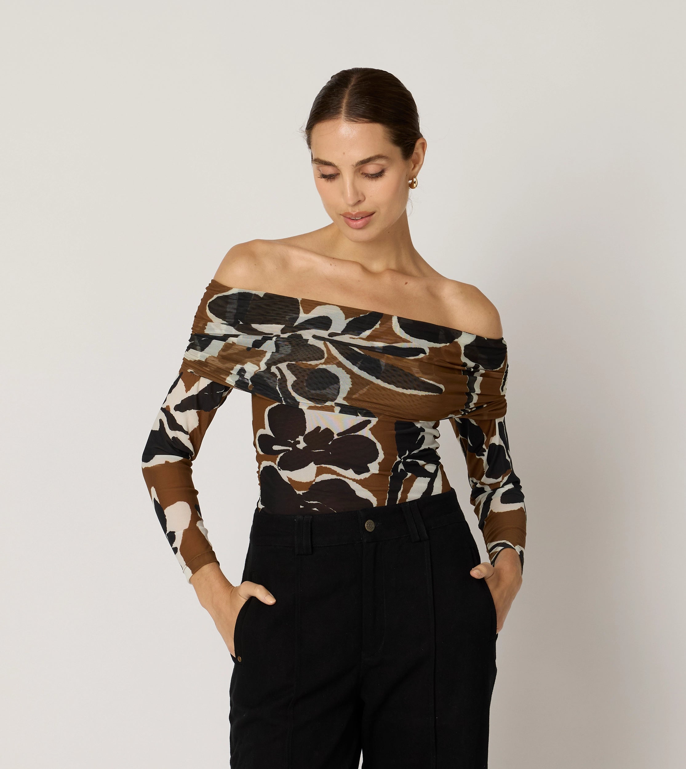 Discover Now Women's Party Clothes Penelope Top | Smoked Clover