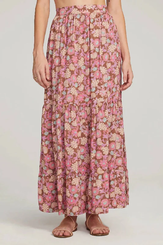 Formal Clothing For Women Rex Maxi Skirt In Multi Floral