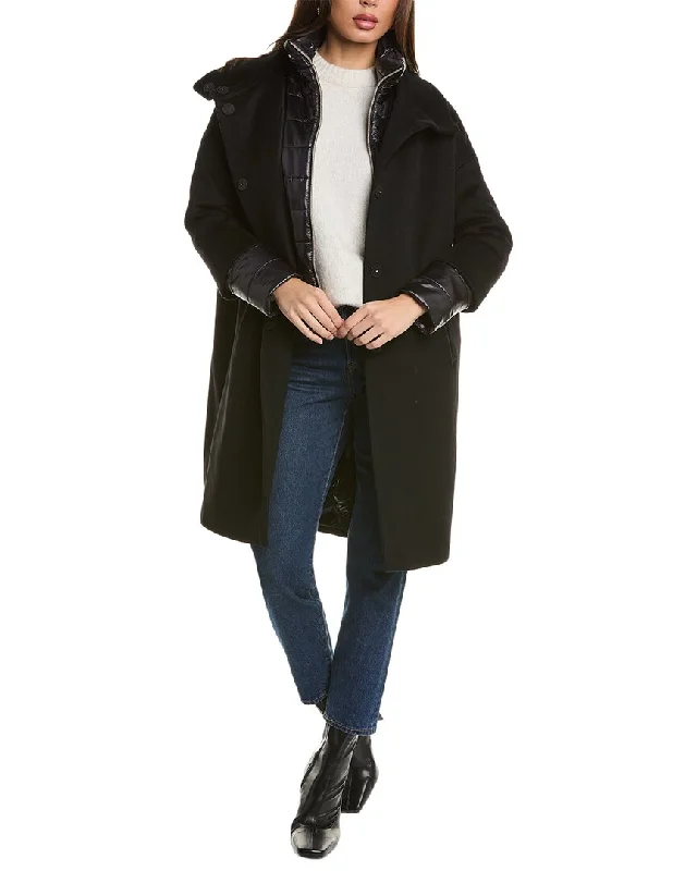 Sustainable Women's Apparel Herno Double-Front Wool Coat