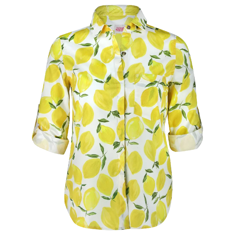 Fashion Forward Women's Plus-Size Outfit Kelly CB Lemons Shirt