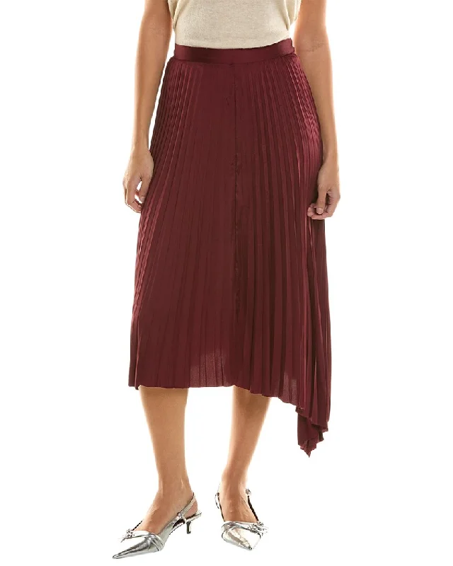 Women's Tailored Outfit Bishop + Young Presley Pleated Midi Skirt