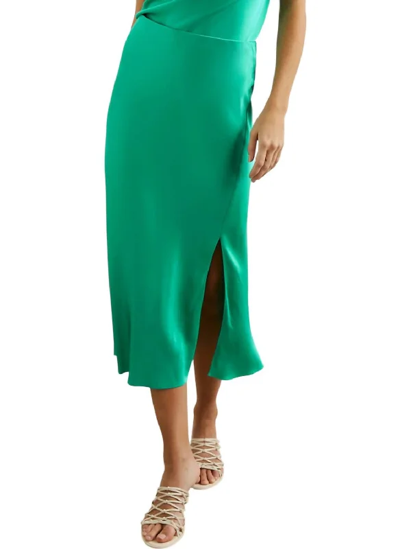 Classic Clothes For Women Maya Skirt In Jade