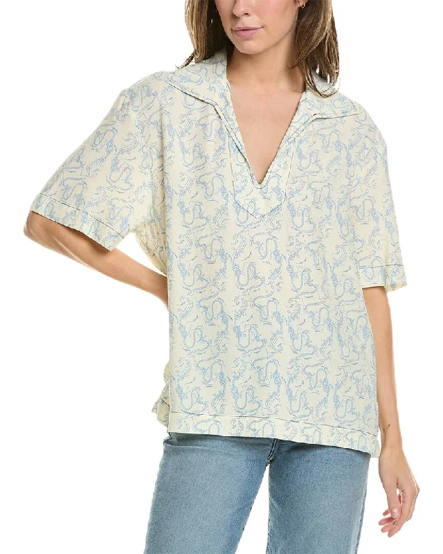 Casual Chic Sandro Printed Top