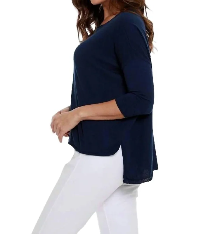 Discover Now Casual High Low Top In Navy