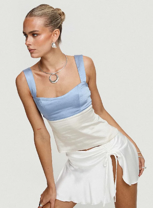 Massive Selection Sale Chantell Top Blue / White