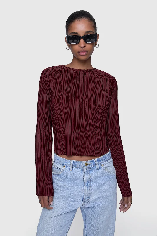 Crazy Price Slashing Calista Pleated Top