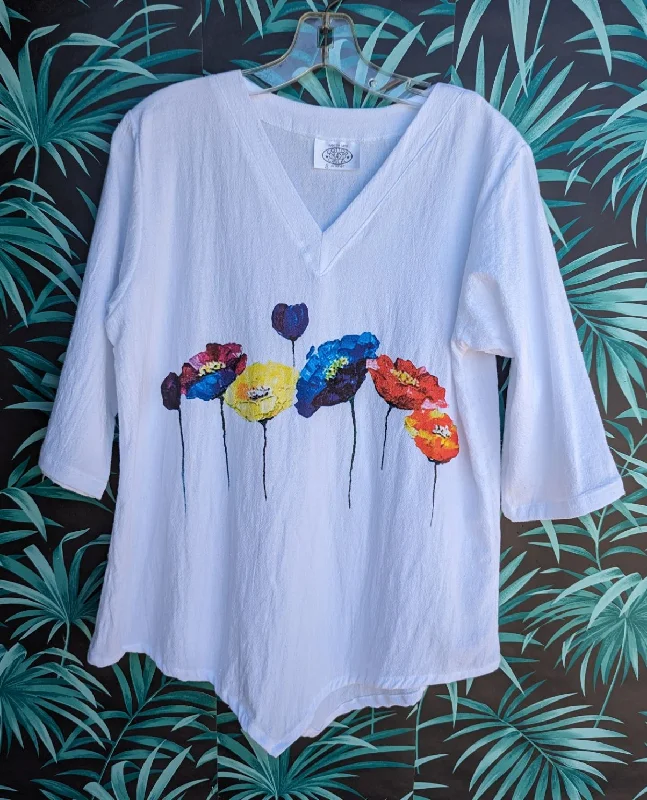 Exclusive Fashion Deals 138 Watercolor Flowers Top