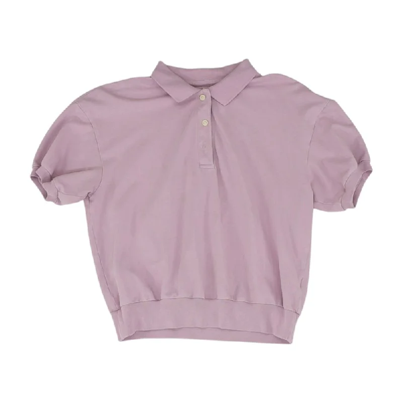 Elegant Fashion Offers Lavender Solid Polo Polo