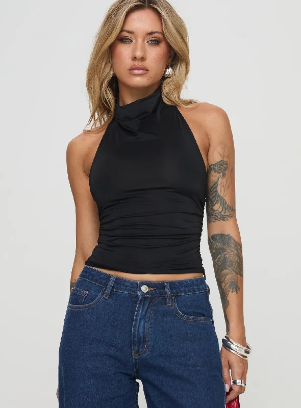 Premium Style Giggle Top Black