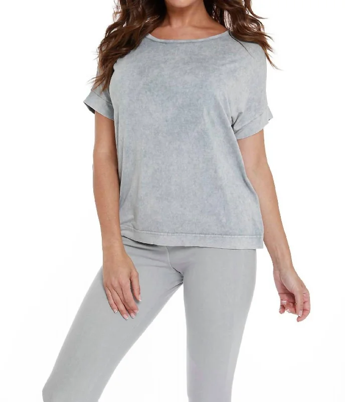 New Arrivals Front To Back Braided Top In Gray