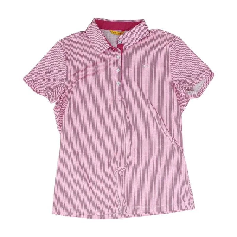 Exclusive Designer Style Deals Pink Striped Polo