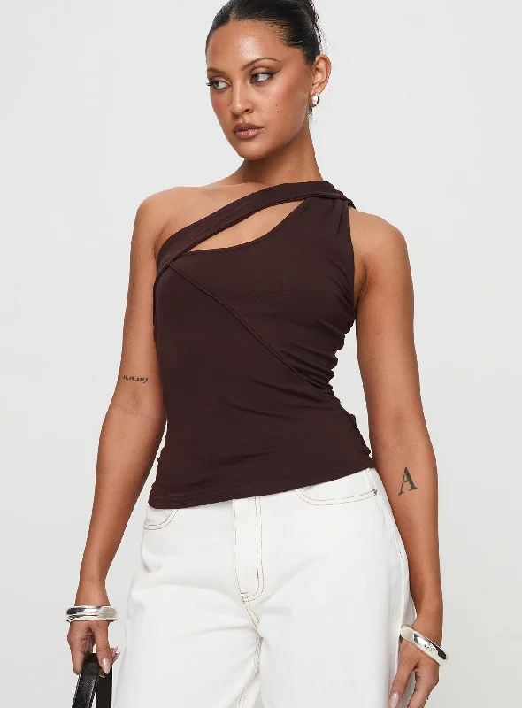 Limited Time Special Offer Valoria Top Brown