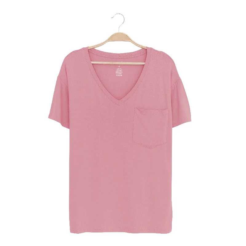 Valentine's Special Women’s Relaxed Fit V-Neck in Apple Blossom