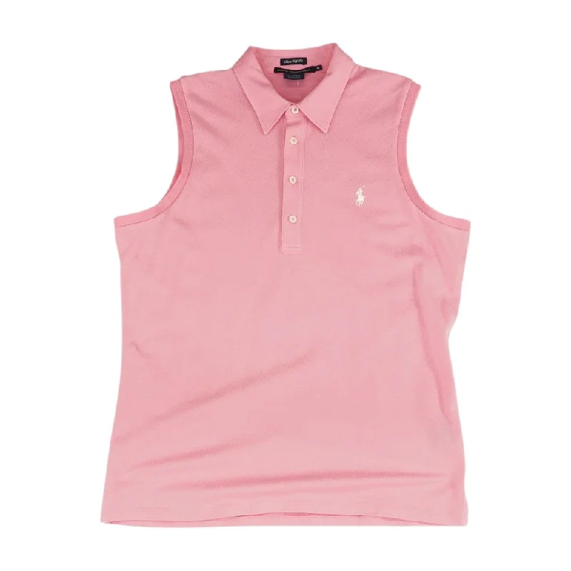 Street Style Discounts Pink Solid Polo