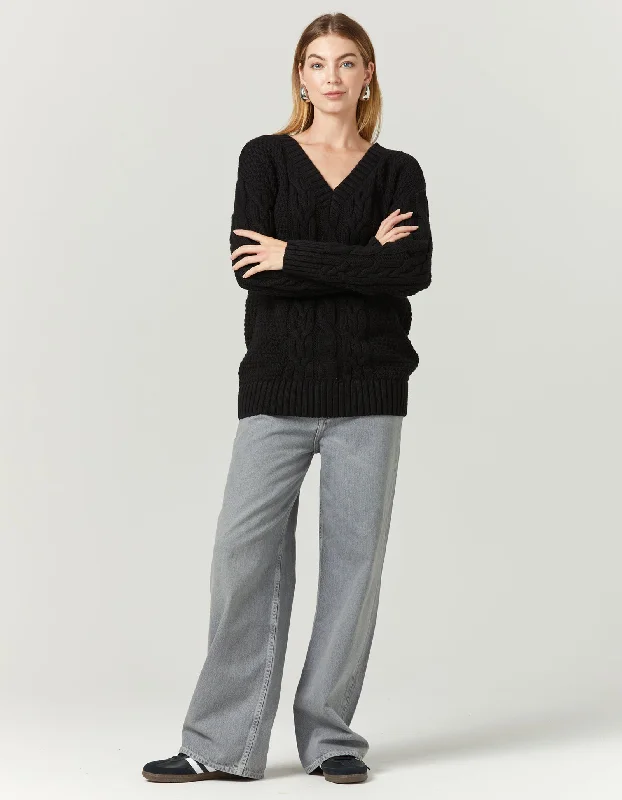 Season Sale Georgia Knit - Black