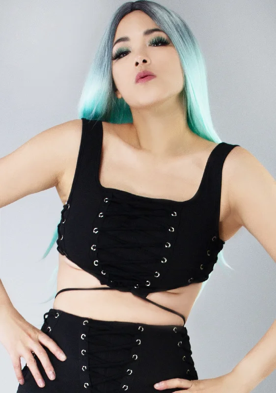 Contemporary Fashion Sale Bad Attitude Criss-Cross Top