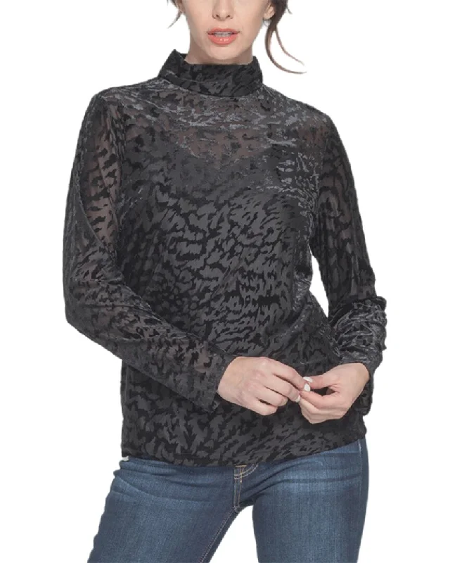 Chic & Cozy Collection PAPARAZZI Velvet Burnout Shirt