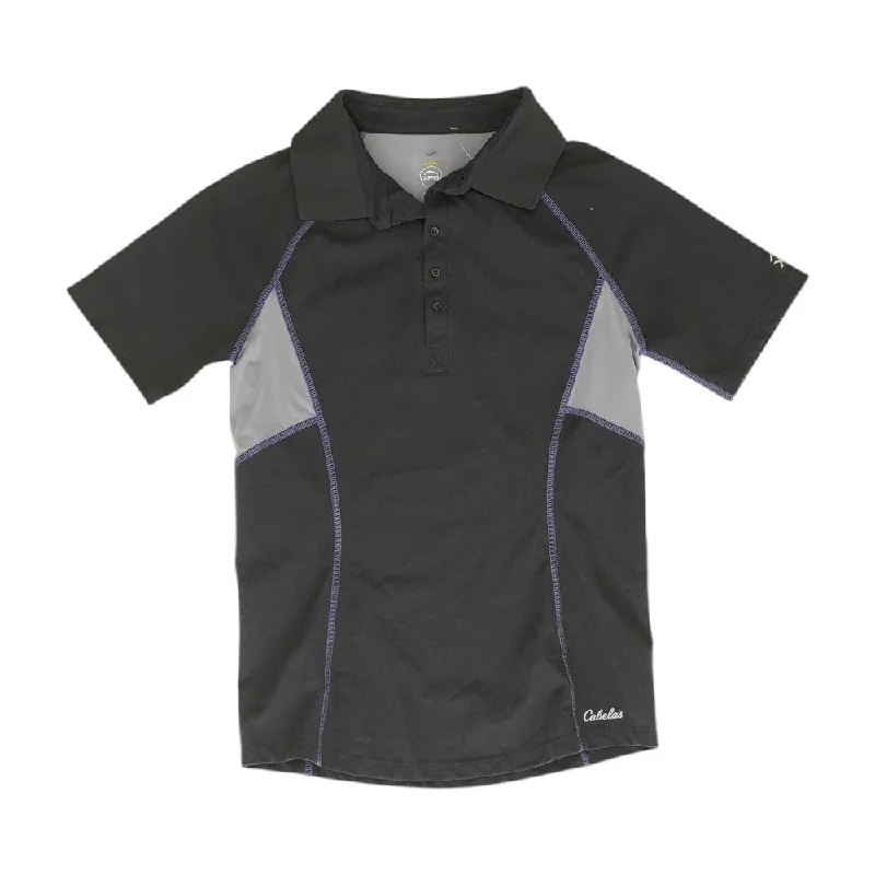 Don't Miss Out Gray Color Block Polo Polo