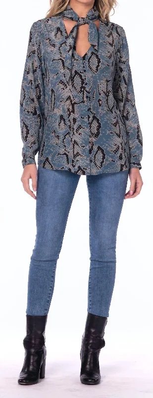 Timeless Style Promotions Julie Top In Snake