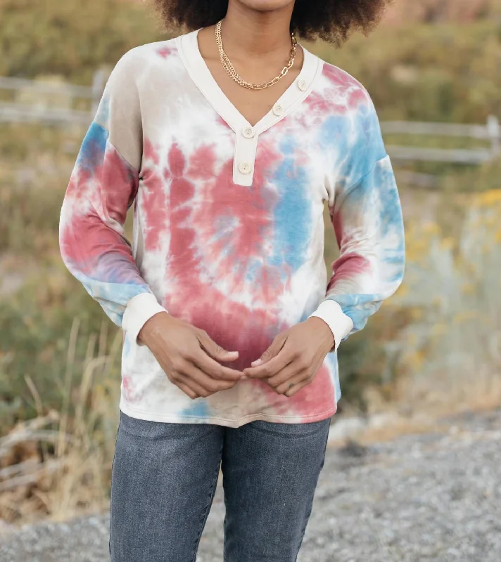 Seasonal Sale New Haven Top In Tie Dye