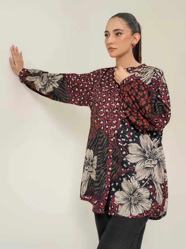 Winter Warehouse Sale Printed Cambric Top