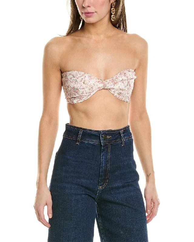 Chic Trends Unveiled Rococo Sand Bandeau Top