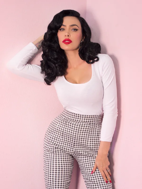 Stylish Statements COMING BACK SOON - Troublemaker Top in White - Vixen by Micheline Pitt