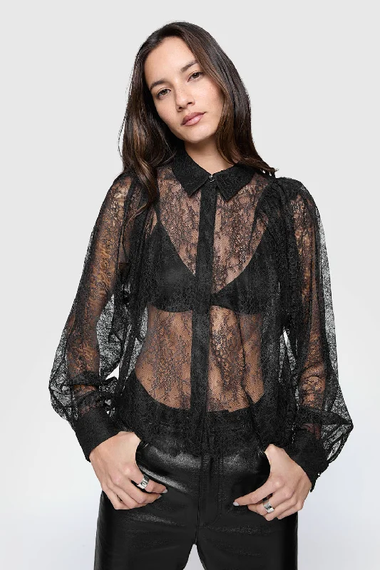 Huge Price Cut Cleo Lace Sleeve Shirt