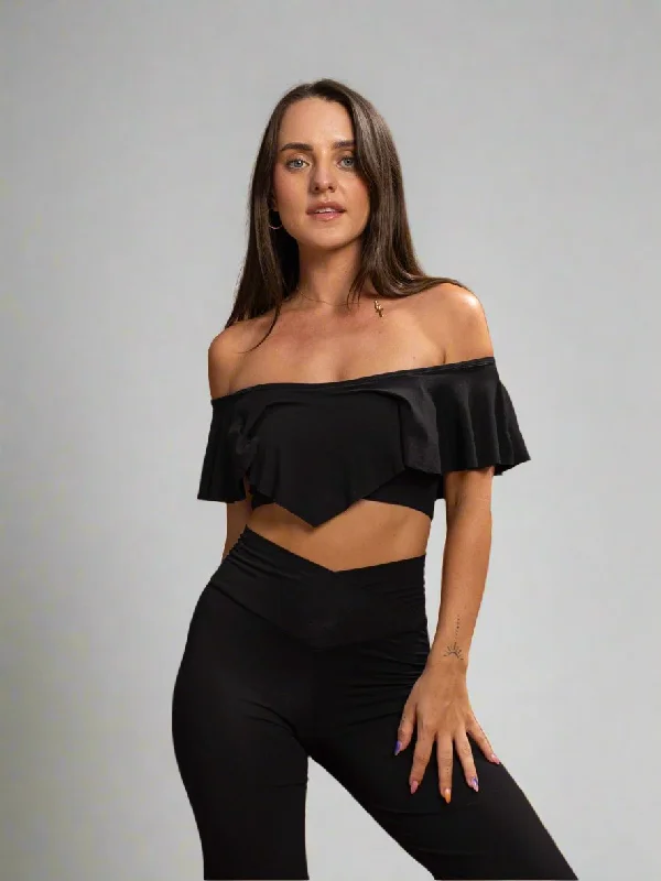 Timeless Women's Apparel Aphrodite Top - Black Onyx