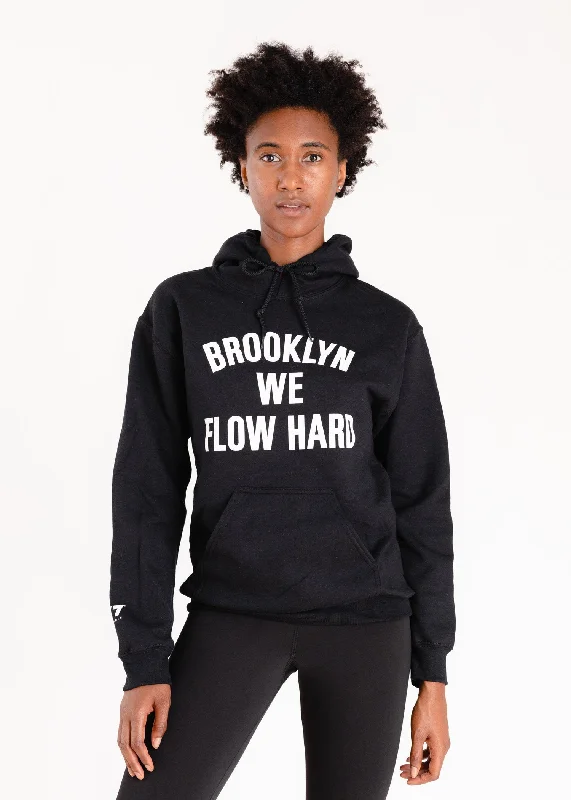 Women's Fashionable Attire For Work Brooklyn We Flow Hard Hooded Pullover