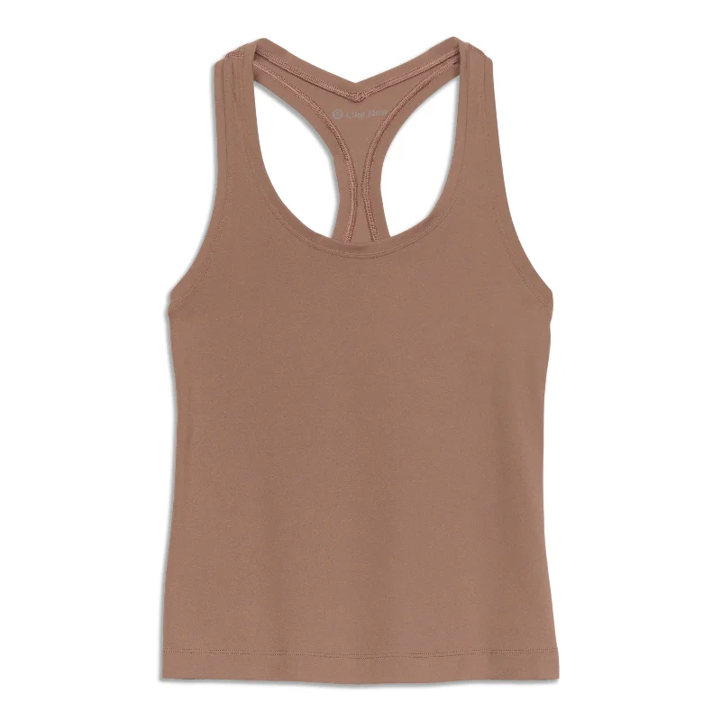 Women's Luxury Attire Cool Racerback Short Tank Top - Resale