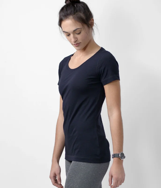 Women's Outfit For The Office Pima Scoop Neck Tee