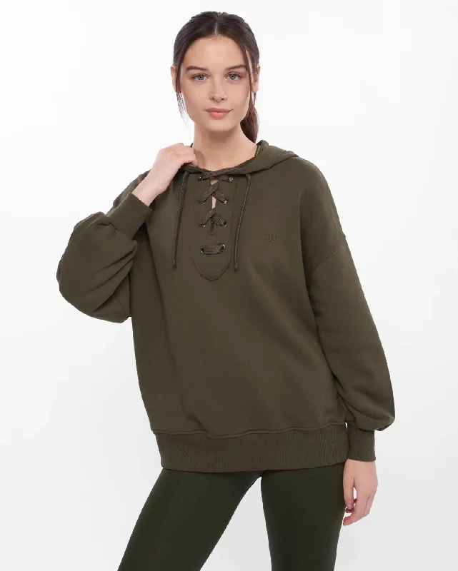 Women's Evening Clothes Khaki LUCY hoodie