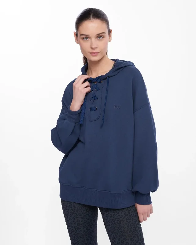 Luxury Women's Clothes Navy hoodie LUCY