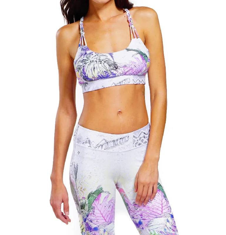 Women's Evening Clothing Tropical Sports Bra In Coconut Grove