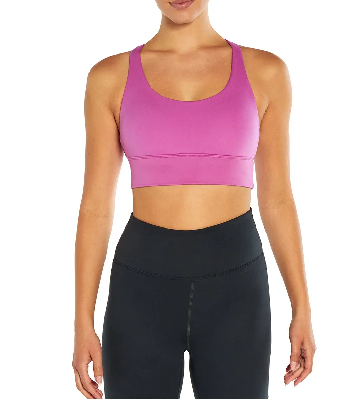 Women's Workout Garments Balance Collection Chris Strappy Back Sports Bra Radiant Orchid