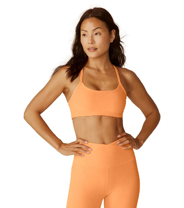 Vintage Clothing For Women Beyond Yoga Spacedye Slim Racerback Yoga Sports Bra Marmalade Heather