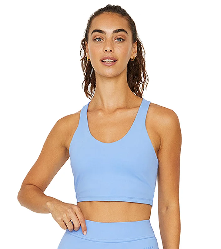 Women's Office Attire Cream Yoga Carrie Bra Laguna Blue